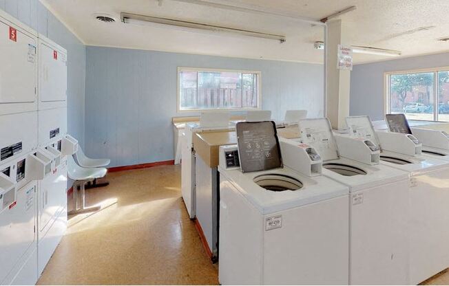 Modern Laundry Facility On-site