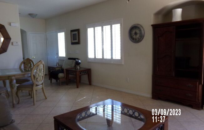 FULLY FURNISHED HOME IN INSPIRATION AT GREEN VALLEY RANCH!