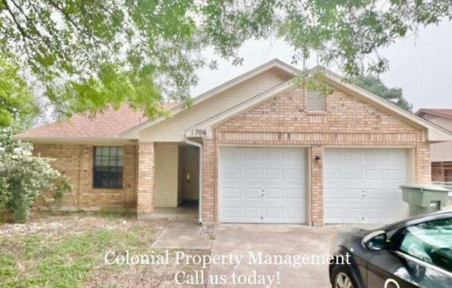 3Bd/2Ba in Killeen, TX!
