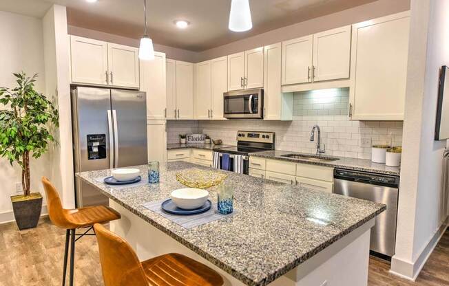 Kitchen with Granite Countertops at Fountainhead, Jacksonville, FL, 32258