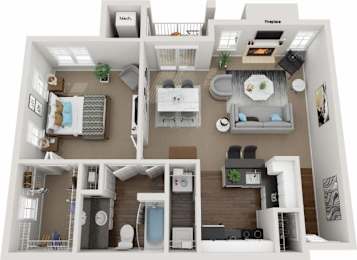 1 bed, 1 bath, 850 sqft, $1,981