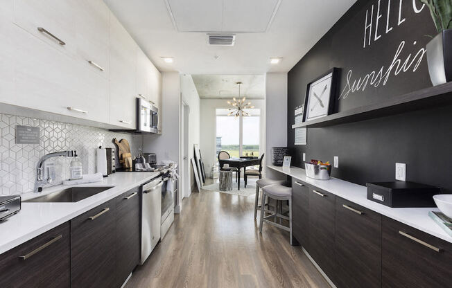 modern kitchen with stainless steel at Lake Nona Pixon, Florida, 32827