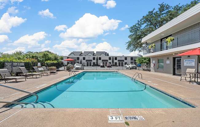 the swimming pool at our apartments at Brookside Apartments, Texas, 76643