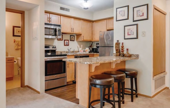 Renovated Unit Kitchen