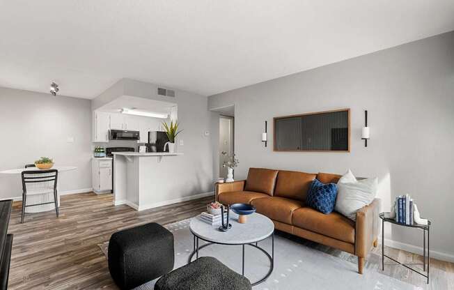 Living Room and Kitchen View