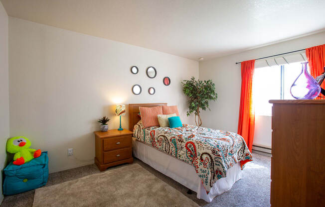 Second bedroom at Whispering Sands Apartments in Albuquerque