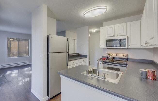 Nickel Creek Apartments in Lynwood, Washington Model Kitchen