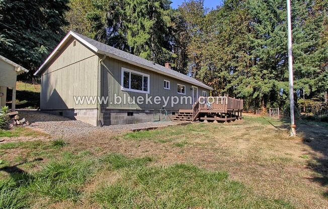 1 Acre  Hobby Farm with 3 Bed, 1 Bath Home in Yacolt