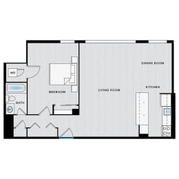 1 bed, 1 bath, 846 sqft, $2,080