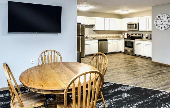 Amenity space at Sunrise Gardens in Lincoln, NE