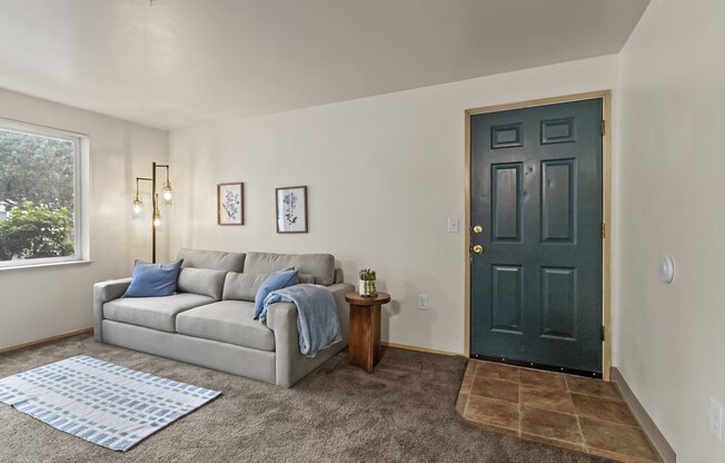 Carpeted Living Room