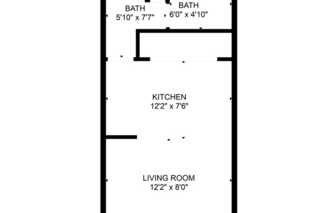 Studio, 1 bath, 273 sqft, $1,595, Unit A