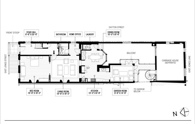 2 beds, 2 baths, 1,305 sqft, $3,750, Unit 2nd floor