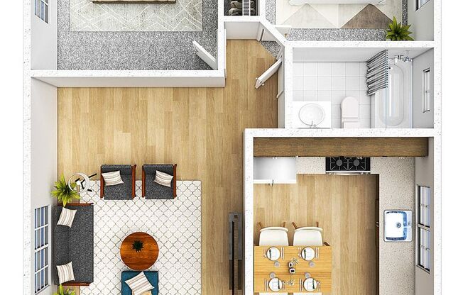 2 beds, 1 bath, 800 sqft, $949, Unit 211