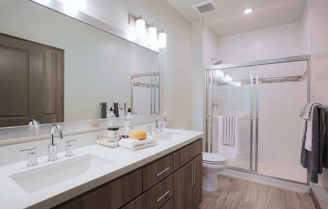 Luxurious Bathroom at Audere Apartments, Phoenix, 85016