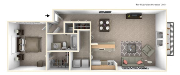 1 bed, 1 bath, 850 sqft, $1,362