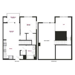 1 bed, 1 bath, 930 sqft, $3,206