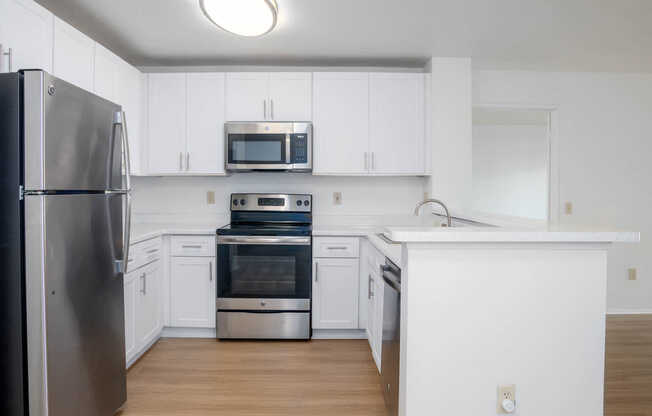 Kitchen with Stainless Steel Appliances