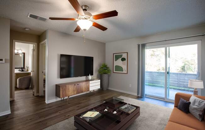 Livingroom at The Villas at Quail Creek Apartment Homes in Austin Texas