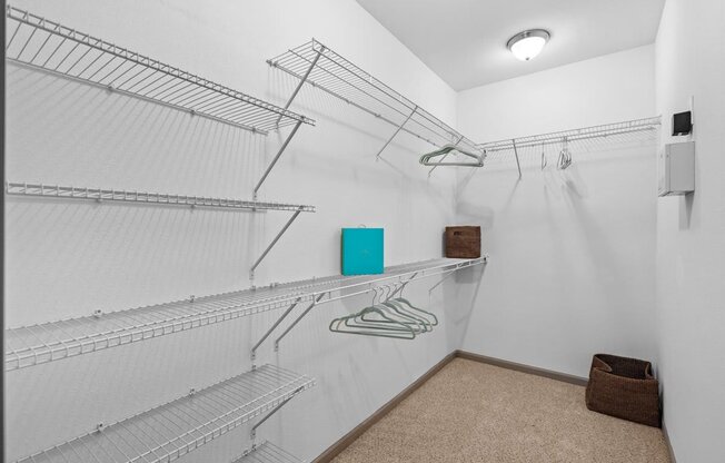 our apartments showcase a utility room for residents