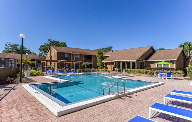 Outdoor Pool with Sundeck