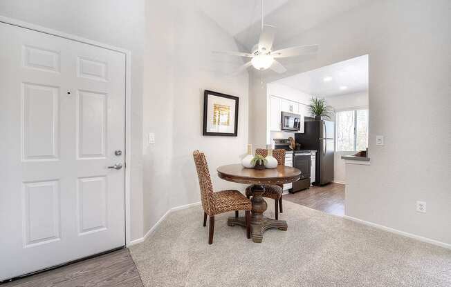 Dining area of Plan B at Bella Vista, Mission Viejo, 92691