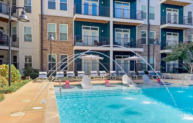 Pool Seating at Glenwood at Grant Park, Atlanta, Georgia