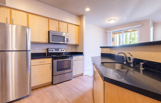 Kitchen with Stainless Steel Appliances