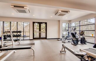 Gym at Holm at Sellwood, Portland Oregon