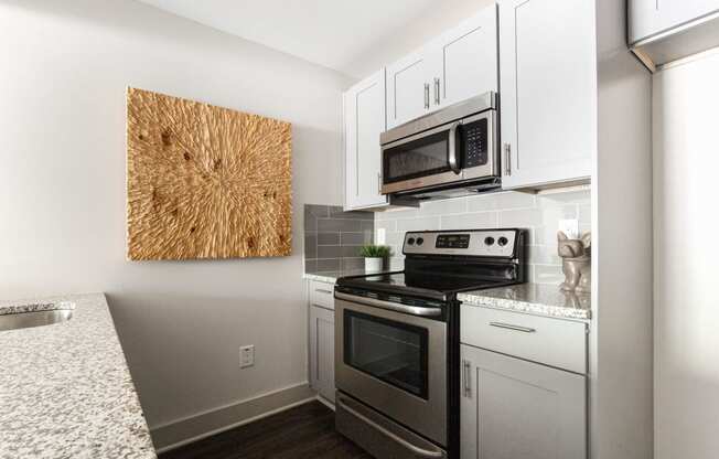 Chef-Inspired Kitchens Feature Stainless Steel Appliances at The Metro Apartments, Atlanta