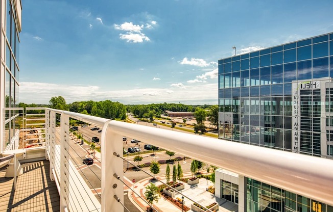 Balcony at Helix Apartments in Chesapeake VA