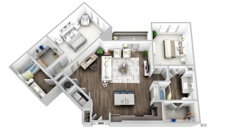 2 beds, 2 baths, 1,371 sqft, $2,361