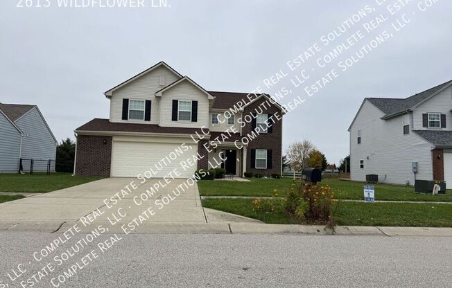 Now Showing this 3 BR, 2 1/2 BA home located at 2613 Wildlower Ln., Greenwood, In