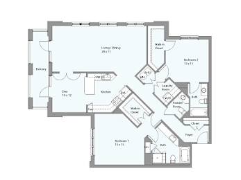 2 beds, 2.5 baths, 1,330 sqft, $2,826