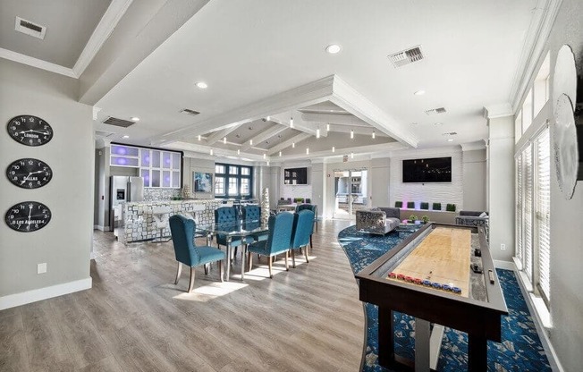 Clubhouse game room