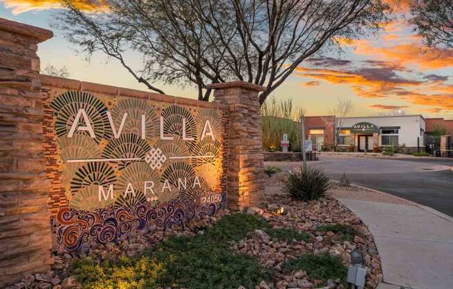Monument at Avilla Marana Apartment Homes in Tucson Arizona
