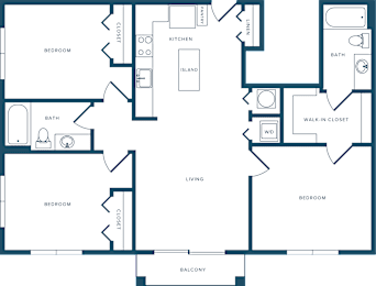 3 beds, 2 baths, 1,223 sqft, $4,474