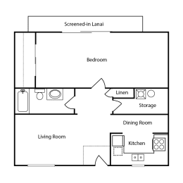 1 bed, 1 bath, 810 sqft, $1,518