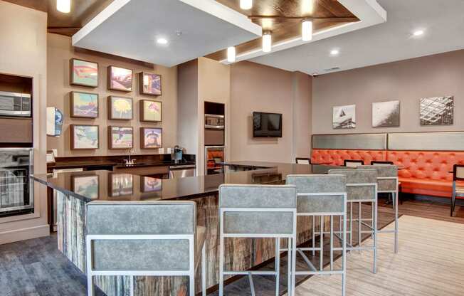 Residence At The COR Common Area with Kitchen