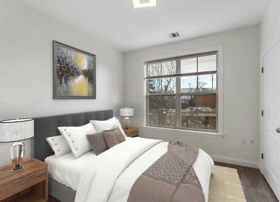 Spacious Bedroom at Park Square Apartments, Rahway, NJ