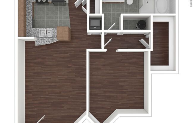 1 bed, 1 bath, 820 sqft, $2,035