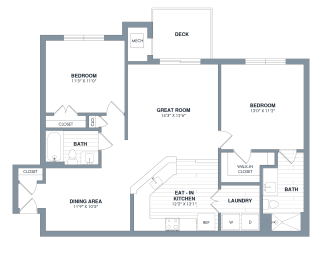 2 beds, 2 baths, 1,130 sqft, $2,003