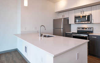 Kitchen with Stainless Steel Appliances