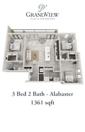 3 beds, 2 baths, 1,361 sqft, $2,480