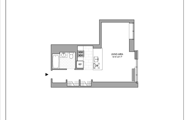 Studio, 1 bath, $3,562, Unit 2108