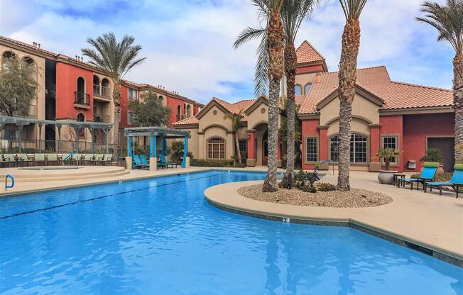 Resort Inspired Montecito Pointe Pool in Las Vegas, NV Apartments