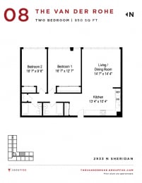 2 beds, 2 baths, $3,230
