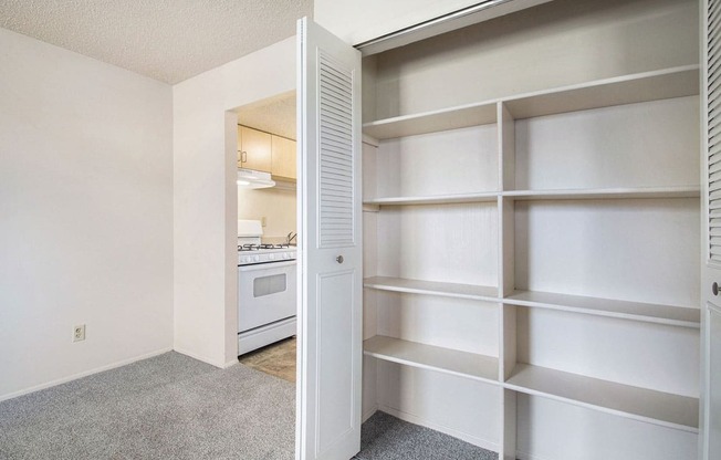 large closets at Old Farm Apartments, Elkhart, Indiana