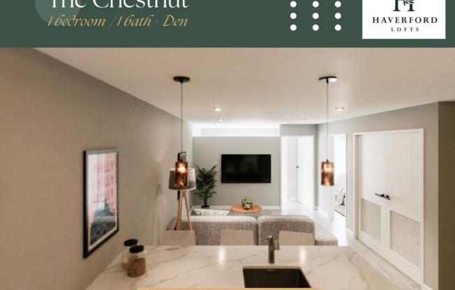 1 bed, 1 bath, 505 sqft, $1,700, Unit 1C