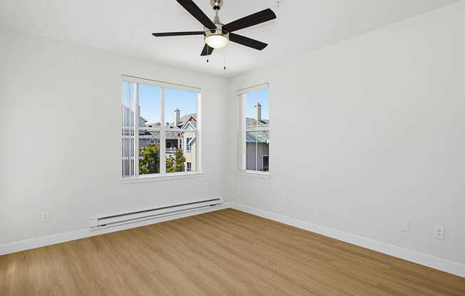 Bedroom with Hard Surface Flooring